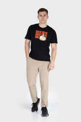 Men's Graphic Print Short Sleeve Cotton T-Shirt