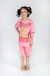 Girls Knitted Pyjamas 2pc Set