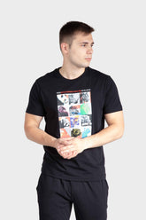 Men's Graphic Print Short Sleeve Cotton T-Shirt