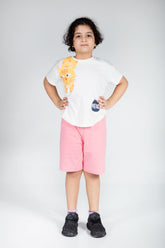 Girls Essentials Printed Cotton T-Shirt