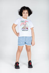 Girls Essentials PRinted Cotton T-Shirt