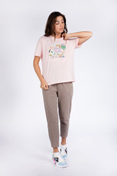 Ladies Essentials Printed Cotton T-Shirt