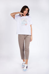 Ladies Essentials Printed Cotton T-Shirt