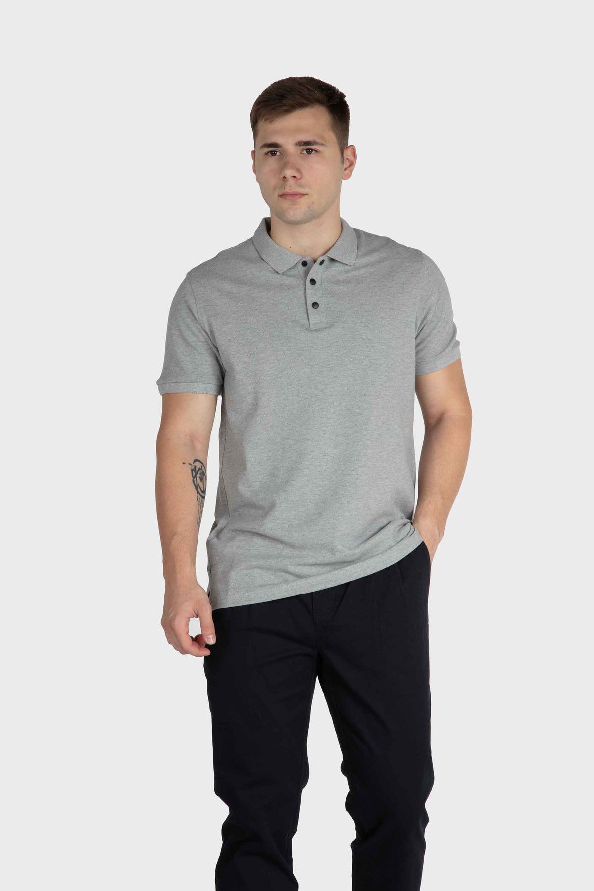 Men's Essentials Cotton Polo T-Shirt